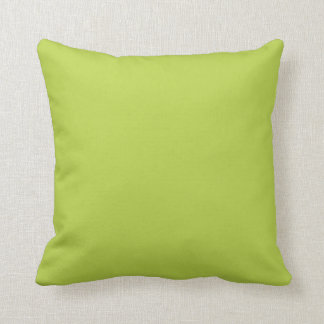 La oferta sólida tira la almohada verde