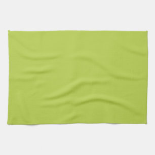 La oferta sólida tira la toalla de cocina verde