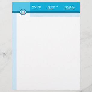 La oficina del dentista diseñó el papel con