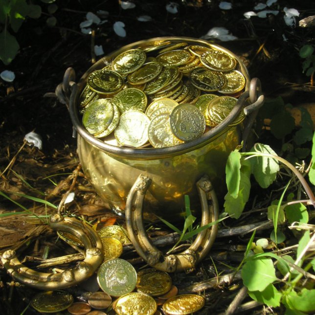 ¡La olla de oro de Leprechaun! Chapa (Subido por el creador)