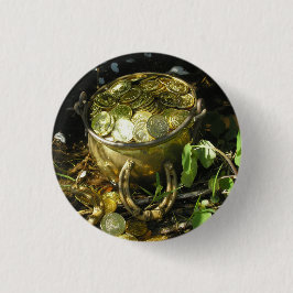 ¡La olla de oro de Leprechaun! Chapa