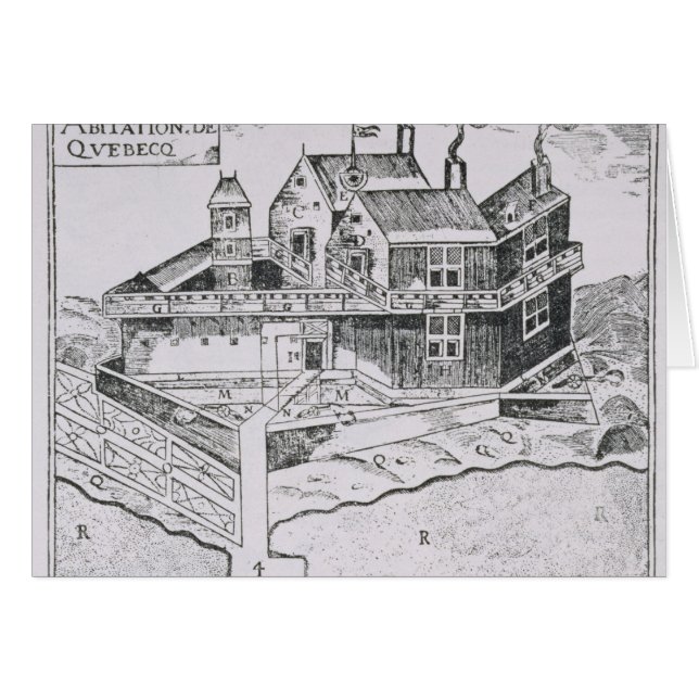 La opinión de Champlain de Quebec (Anverso (Horizontal))