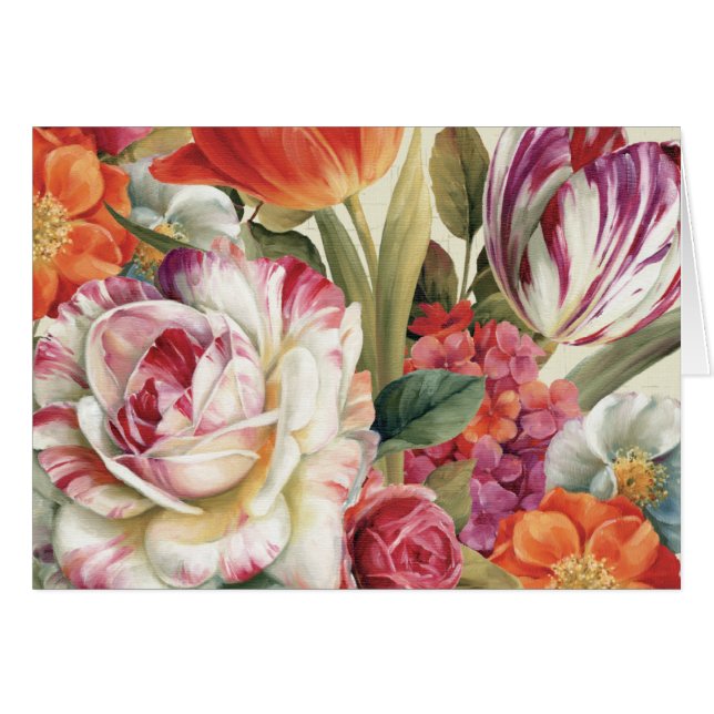 La opinión del jardín lanzó las flores (Anverso (Horizontal))