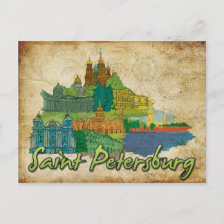 La original postal de los monumentos de San Peters