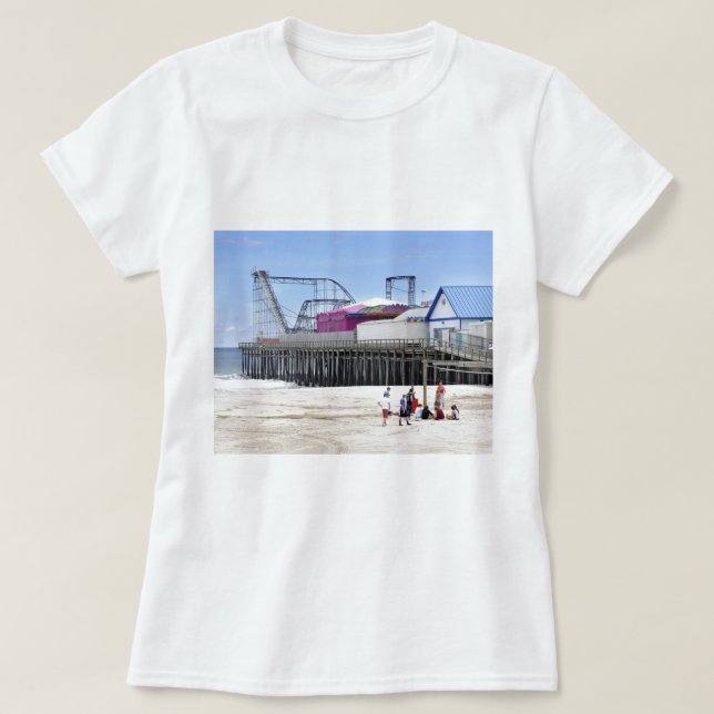 La orilla del jersey en las alturas de la playa (Diseño del anverso)