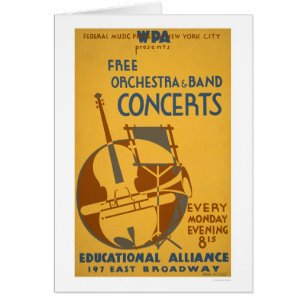 La orquesta libre concierta WPA 1938