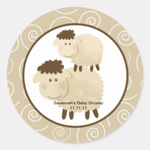 La oveja de Baa Neutral favorece a los Pegatinas d