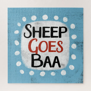 La oveja se va a Baa Jigsaw Puzzle