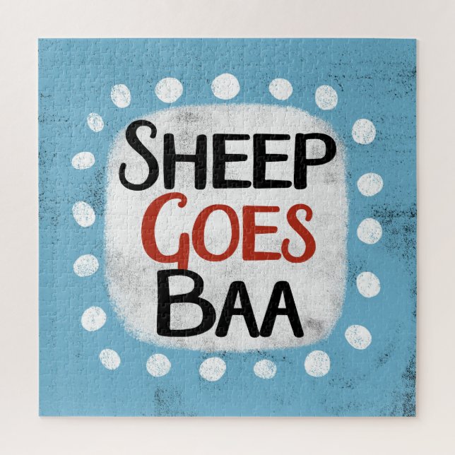 La oveja se va a Baa Jigsaw Puzzle (Vertical)