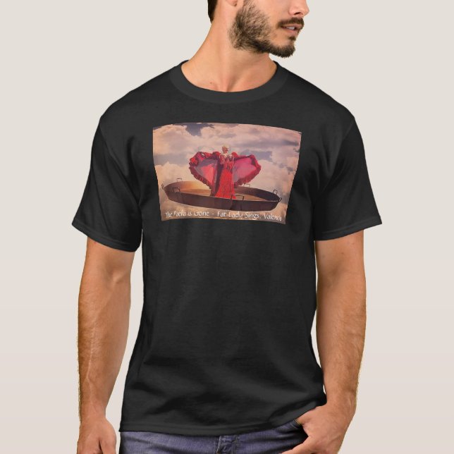 La paella se ha ido; la dama gorda SIngs, camiseta (Anverso)