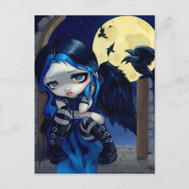 "¡La Palabra Susurrada, Lenore!" Postal (Anverso)