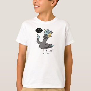 La paloma que soy una camiseta blanca de niños art