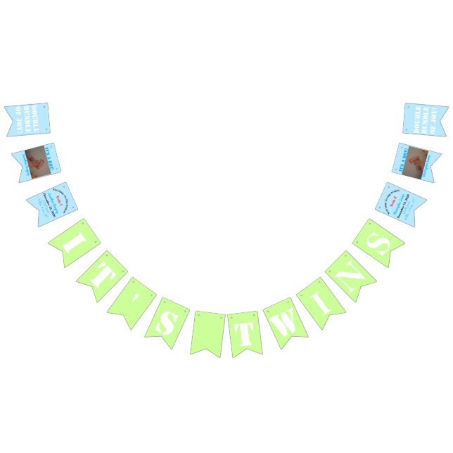 La pancarta de Bunting del chico gemelo (Todo)