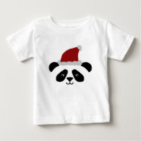 La panda de Santa embroma la camiseta