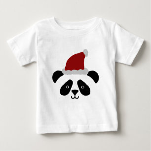 La panda de Santa embroma la camiseta