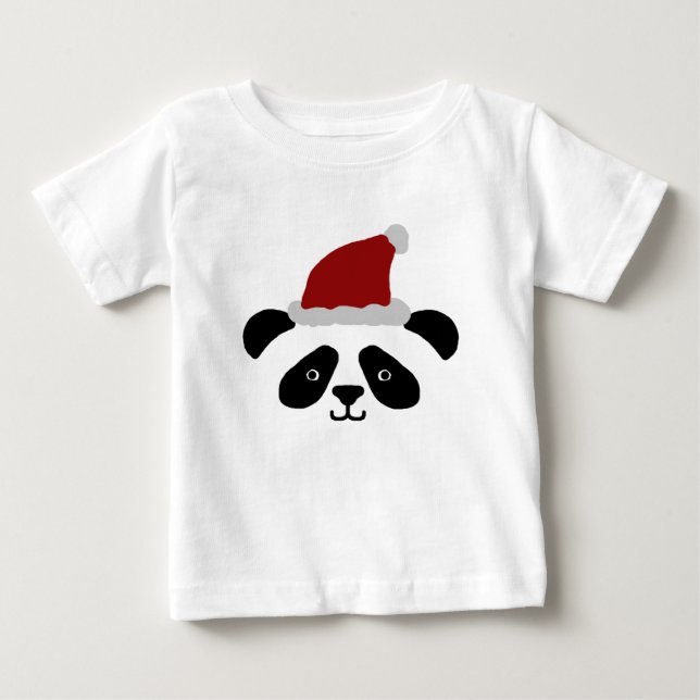 La panda de Santa embroma la camiseta (Anverso)