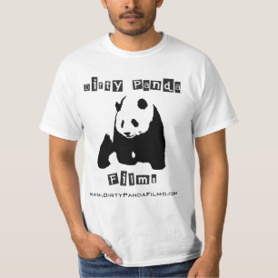 La panda sucia filma la camiseta genérica
