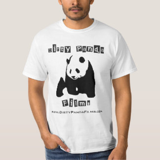 La panda sucia filma la camiseta genérica