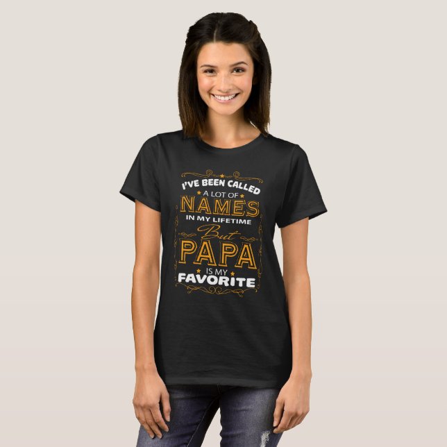 La papá es mi camiseta preferida (Anverso completo)