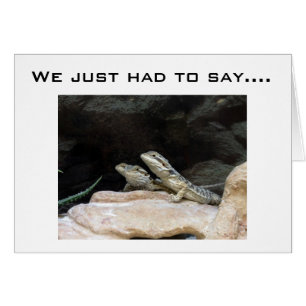 LA PAREJA DE LIZARD SE UNE PARA DECIR FELIZ 50