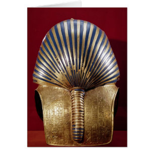 La parte posterior de la máscara del oro