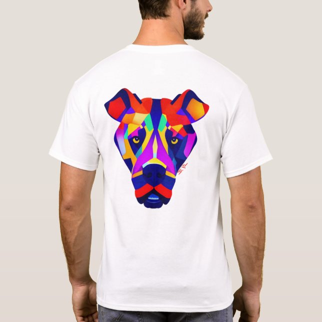 la parte trasera de la camiseta blanca de Alexande (Reverso)