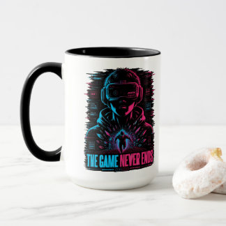 La partida nunca termina Taza de VR Cyberpunk