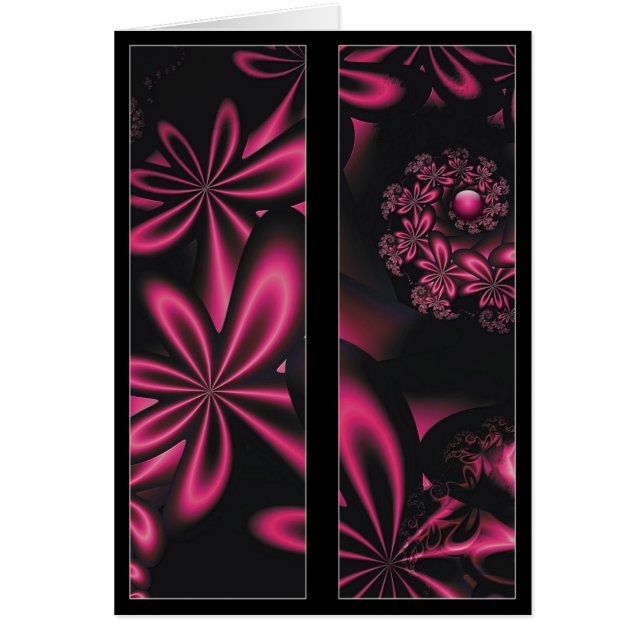 La pasión florece la tarjeta de la señal (Frente)