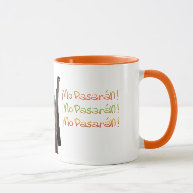 La Pasionaria ninguna taza de Pasaran (Derecha)