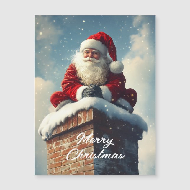 La pausa de chimenea de Santa: una sonrisa de invi (Anverso)