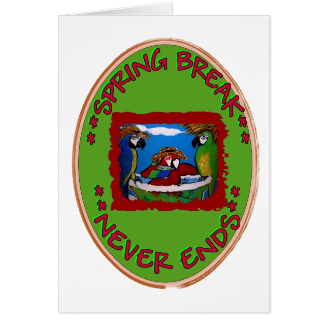 La pausa de primavera nunca termina (Frente)