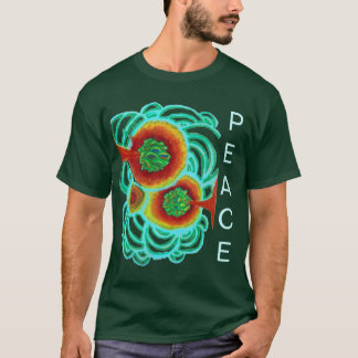 La paz burbujea camisa