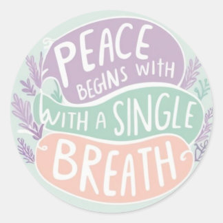 La paz comienza con los Pegatinas