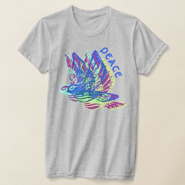 La paz de la libertad palpa la camiseta (Distribución)