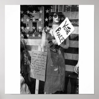 La paz de los votos, una impresión en blanco y neg