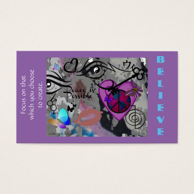 La paz es posible el diseño (Frente)