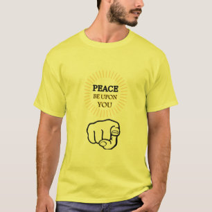 La paz sea con tu camiseta