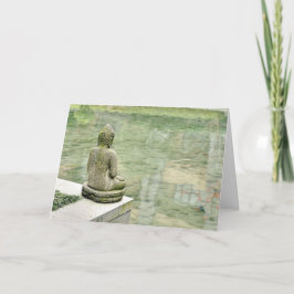 La paz viene de dentro. Tarjeta de la cita de Buda