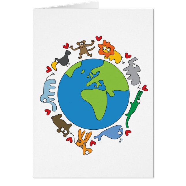 La paz y el amor adoran a los Personalizados anima (Frente)