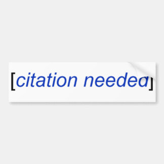 La pegatina para el parachoques