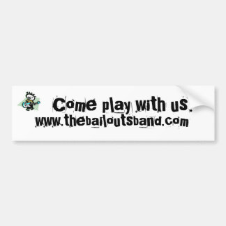 La pegatina para el parachoques de los desalojos