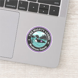 La Pegatina Púrpura de The Mighty Loons