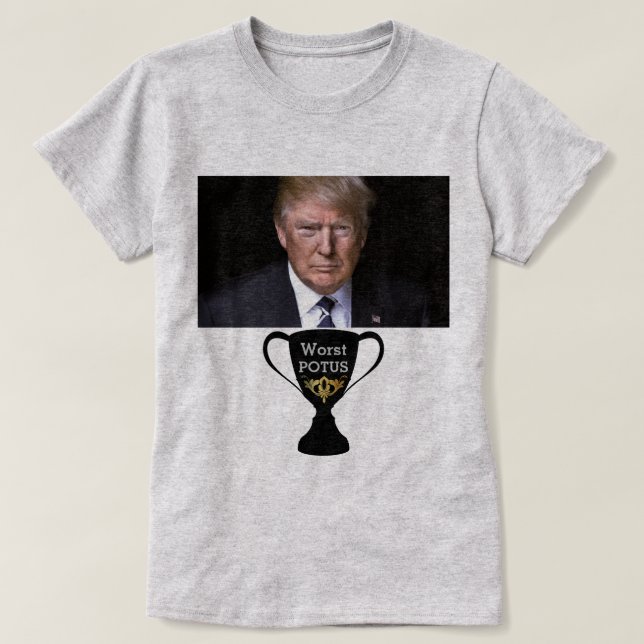 La peor camiseta de Trump (Diseño del anverso)
