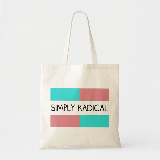 La pequeña bolsa de asas de la bandera simplemente (Frente)