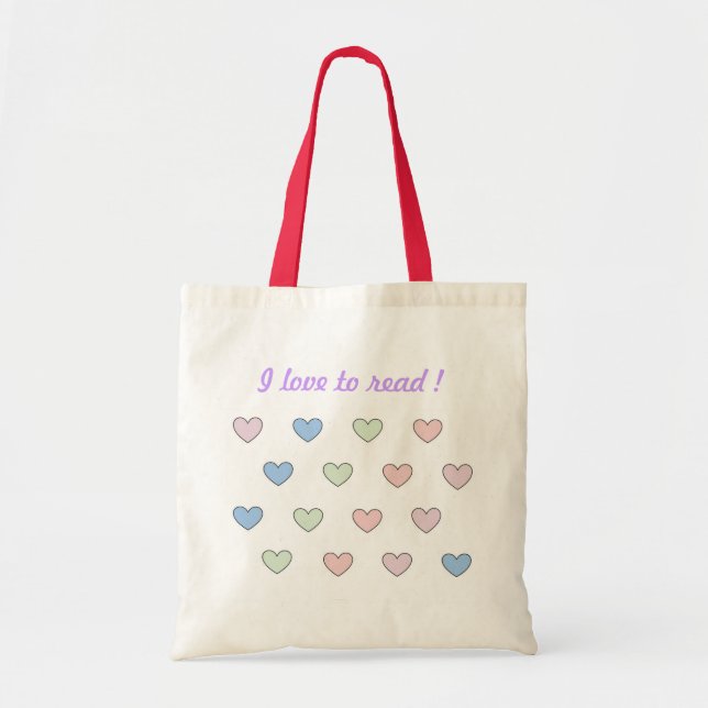 La pequeña bolsa de asas de los corazones (Frente)
