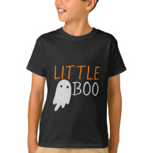 La pequeña camiseta de Boo Halloween para niños