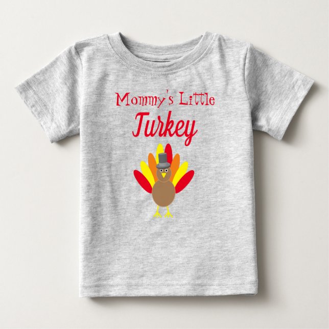 La pequeña camiseta de la madre de mi bebé de Turq (Anverso)