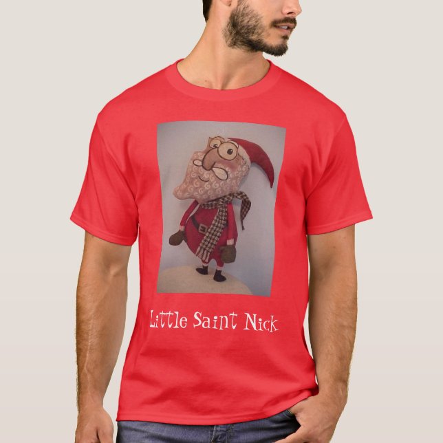 La pequeña camiseta de Nick del santo (Anverso)