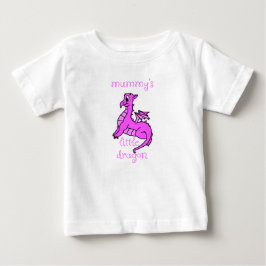 La pequeña camiseta del bebé dragón de mamá
