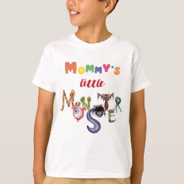 La pequeña camiseta monstruo de mamá